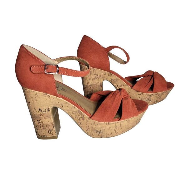 Mudd Platform Open Toe Twist Sandal's (Size 6.5M) - Picture 3 of 10